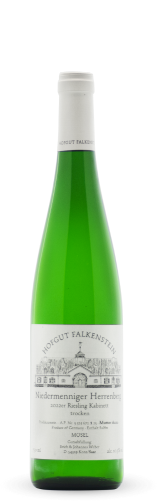 Hofgut Falkenstein Niedermenniger Herrenberg Kabinett dry AP 1 Mother Anna 2021