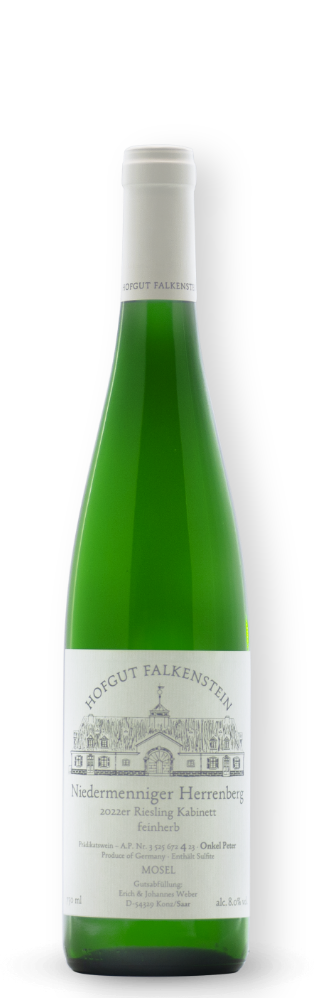 Hofgut Falkenstein Niedermenniger Herrenberg Kabinett feinherb AP 4 Onkel Peter 2024