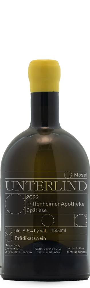 Unterlind Trittenheimer Apotheke Late Harvest 2021 Magnum