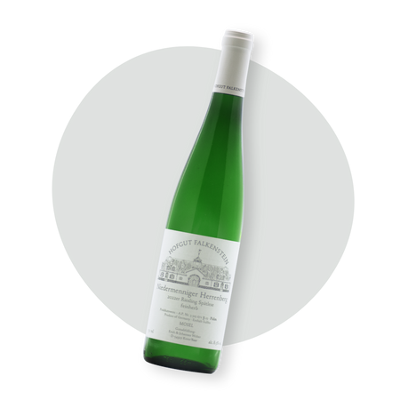 Hofgut Falkenstein Niedermenniger Herrenberg Spätlese feinherb AP 3 Palm 2020