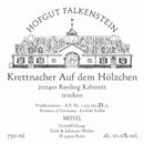 Hofgut Falkenstein Krettnacher Auf dem Hölzchen Kabinett trocken 2024 Vordereingang