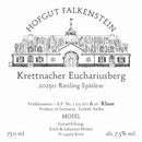 Hofgut Falkenstein Krettnacher Euchariusberg Spätlese AP 6 Klaus 2025 Vorderetikett