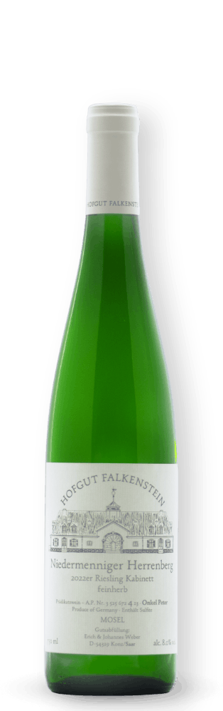 Hofgut Falkenstein Niedermenniger Herrenberg Kabinett feinherb AP 4 Onkel Peter 2025
