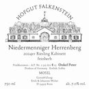 Hofgut Falkenstein Niedermenniger Herrenberg Kabinett feinherb AP 4 Onkel Peter 2024