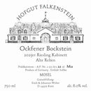 Hofgut Falkenstein Ockfener Bockstein Kabinett Alte Reben AP 22 Mia 2025 Vordertikett