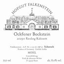 Hofgut Falkenstein Ockfener Bockstein Kabinett AP 17 Schorsch 2025 Vorderetikett