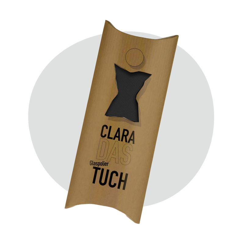 Clara das Tuch - Premium Mikrofaser Glaspoliertuch